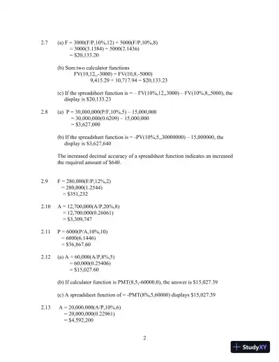 Solution Manual For Basics Of Engineering Economy, 2nd Edition - Page 11 preview image