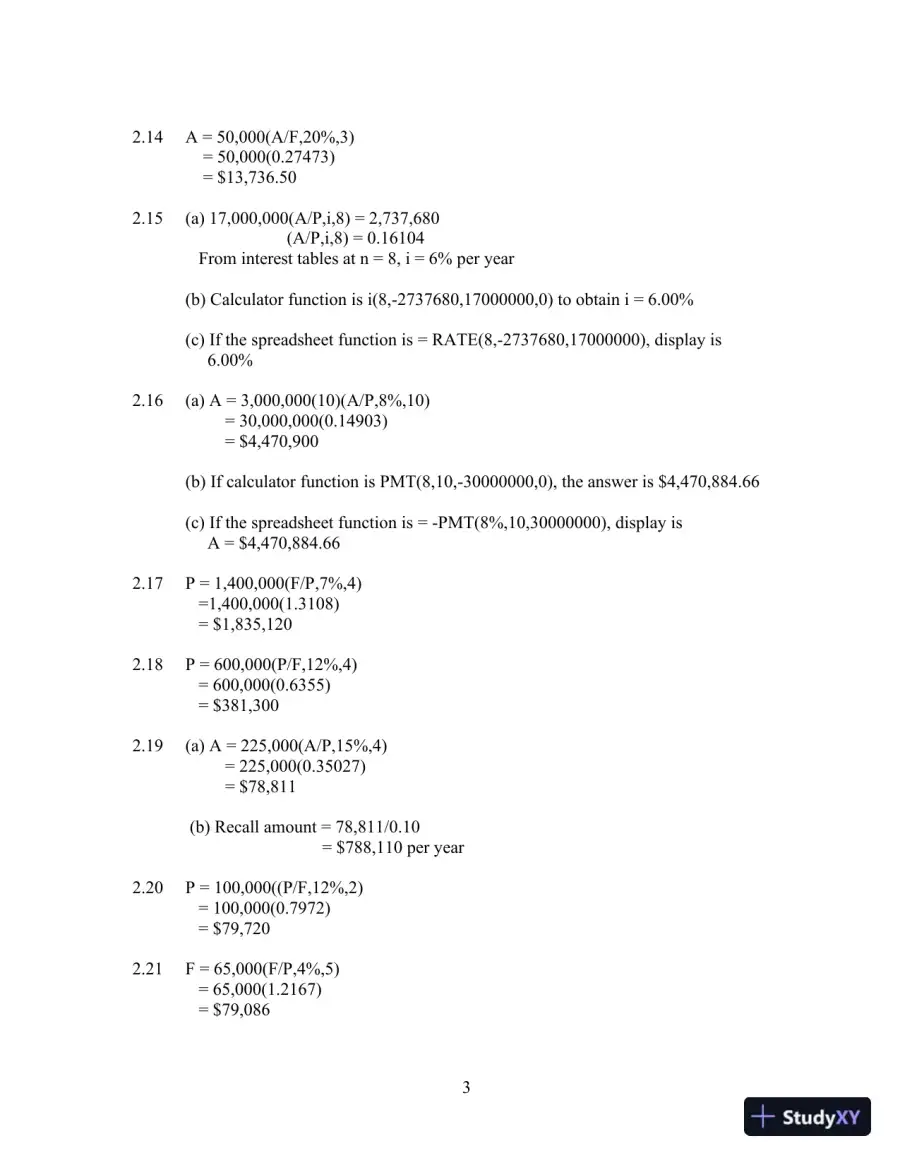 Solution Manual For Basics Of Engineering Economy, 2nd Edition, page 12