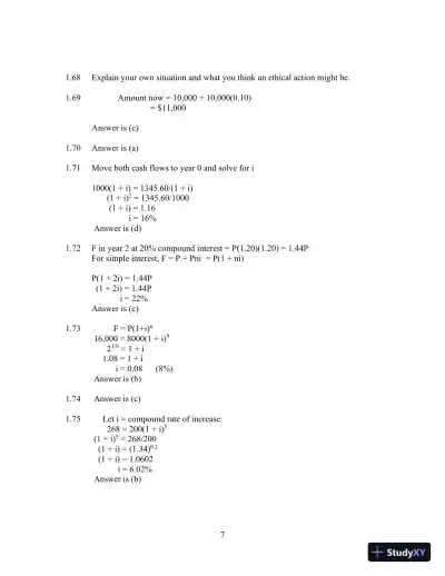 Solution Manual For Basics Of Engineering Economy, 2nd Edition - Page 8 preview image