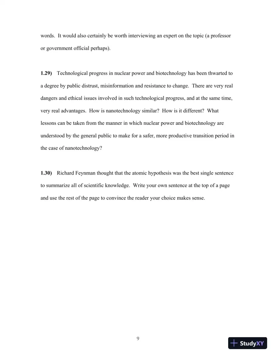 Solution Manual For Nanotechnology: Understanding Small Systems, 3rd Edition, page 11
