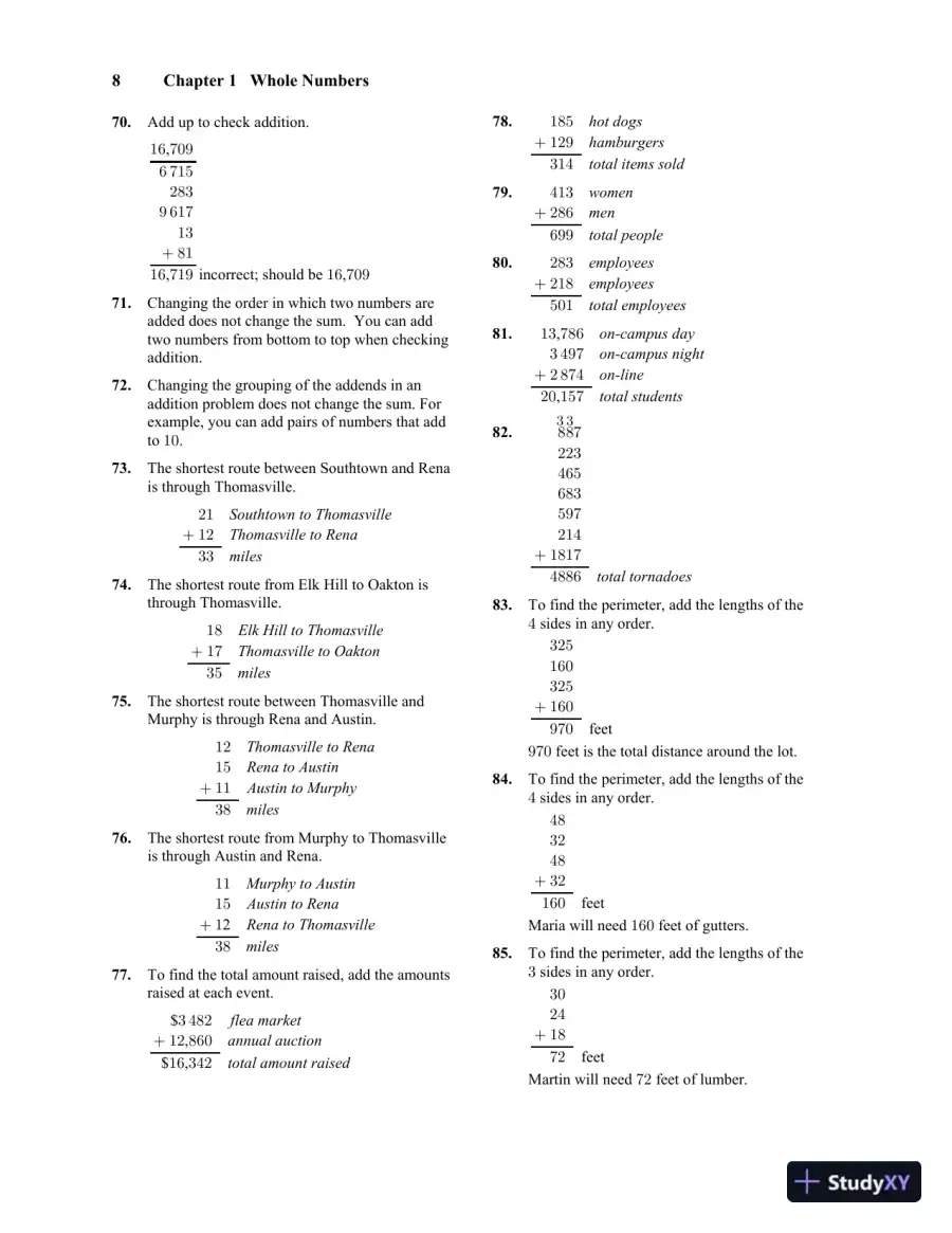 Solution Manual for Basic College Mathematics, 10th Edition, page 14