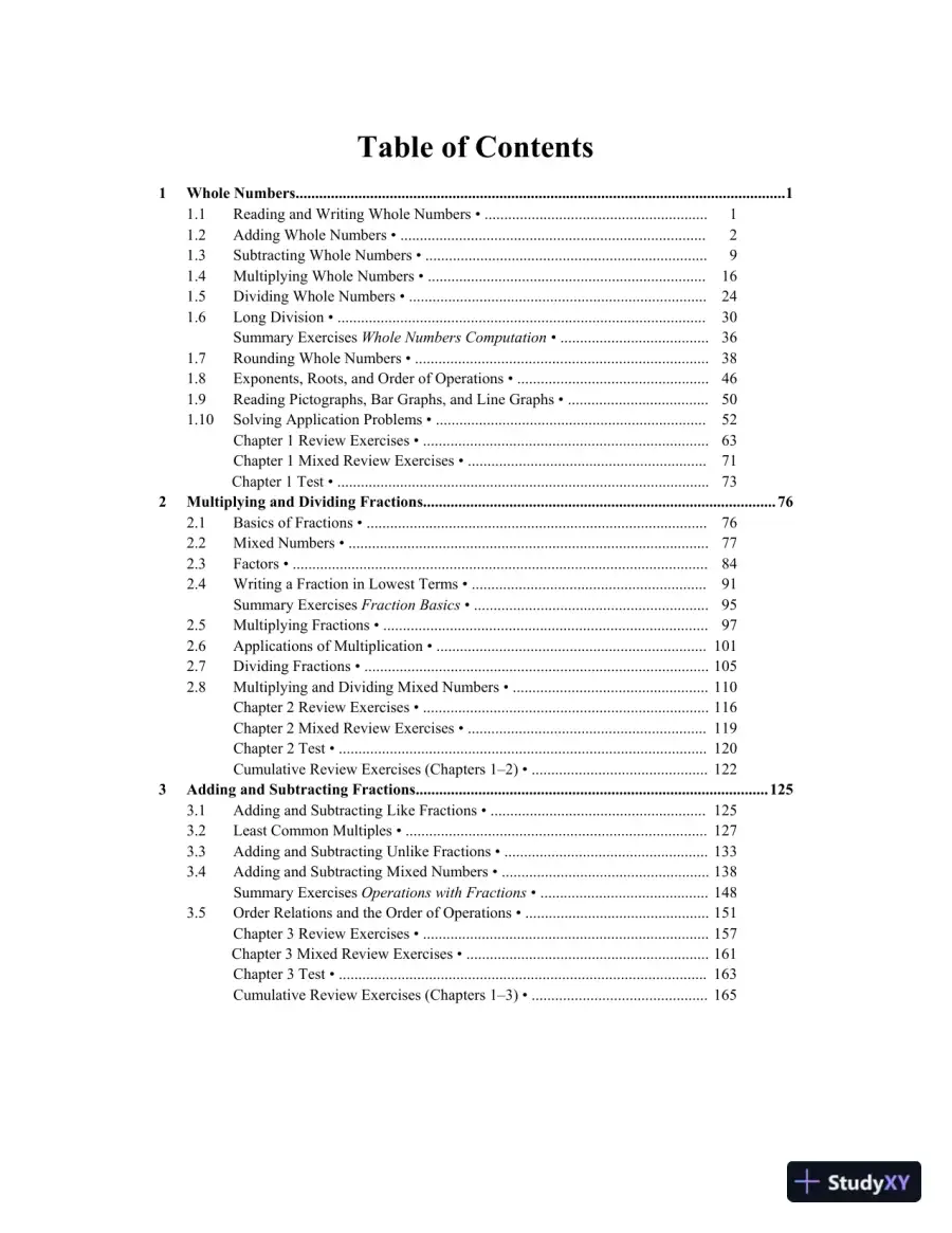 Solution Manual for Basic College Mathematics, 10th Edition, page 3