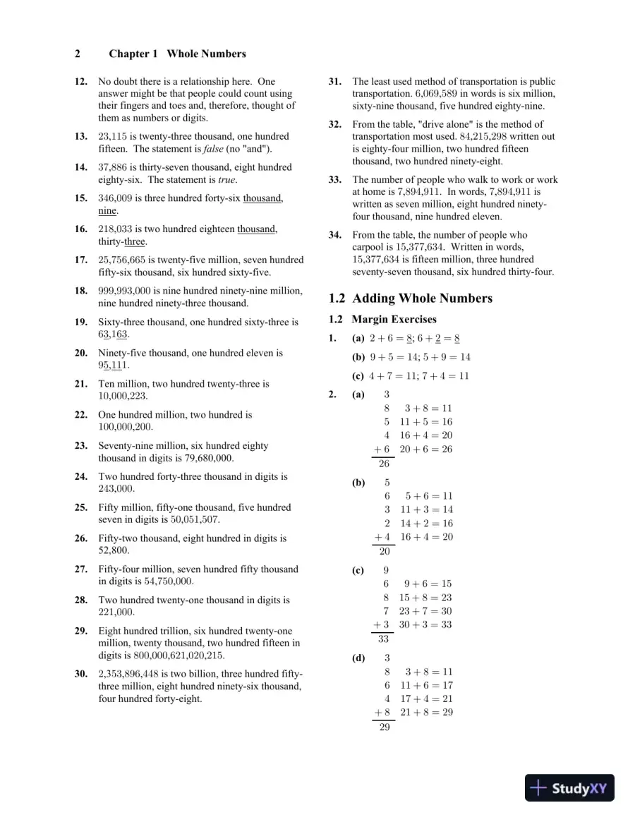 Solution Manual for Basic College Mathematics, 10th Edition, page 8
