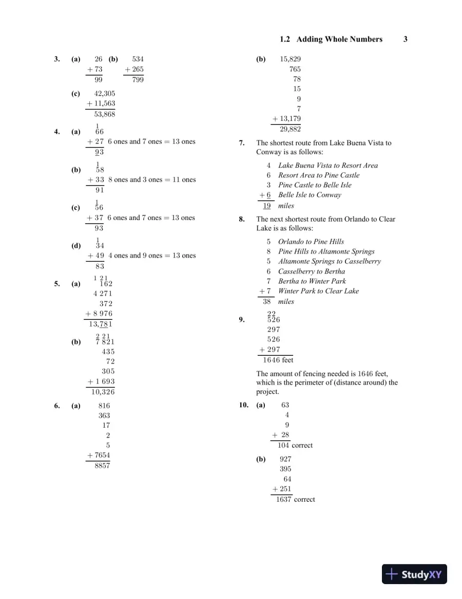 Solution Manual for Basic College Mathematics, 10th Edition, page 9