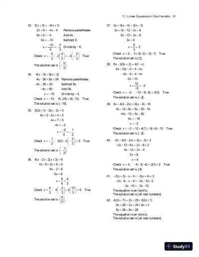 Algebra for College Students, 8th Edition Solution Manual - Page 13 preview image