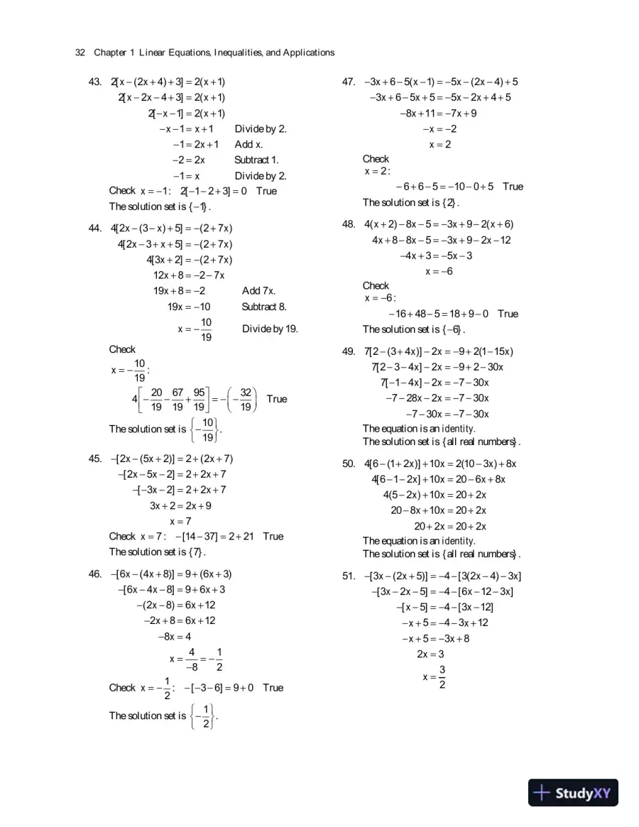 Algebra for College Students, 8th Edition Solution Manual, page 14