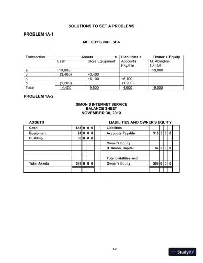 Solution Manual for College Accounting: A Practical Approach, 14th Edition - Page 10 preview image