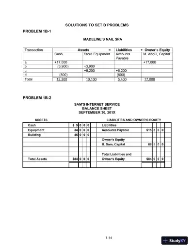 Solution Manual for College Accounting: A Practical Approach, 14th Edition - Page 16 preview image