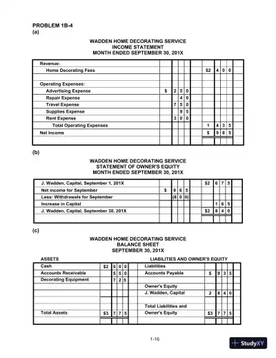 Solution Manual for College Accounting: A Practical Approach, 14th Edition - Page 18 preview image