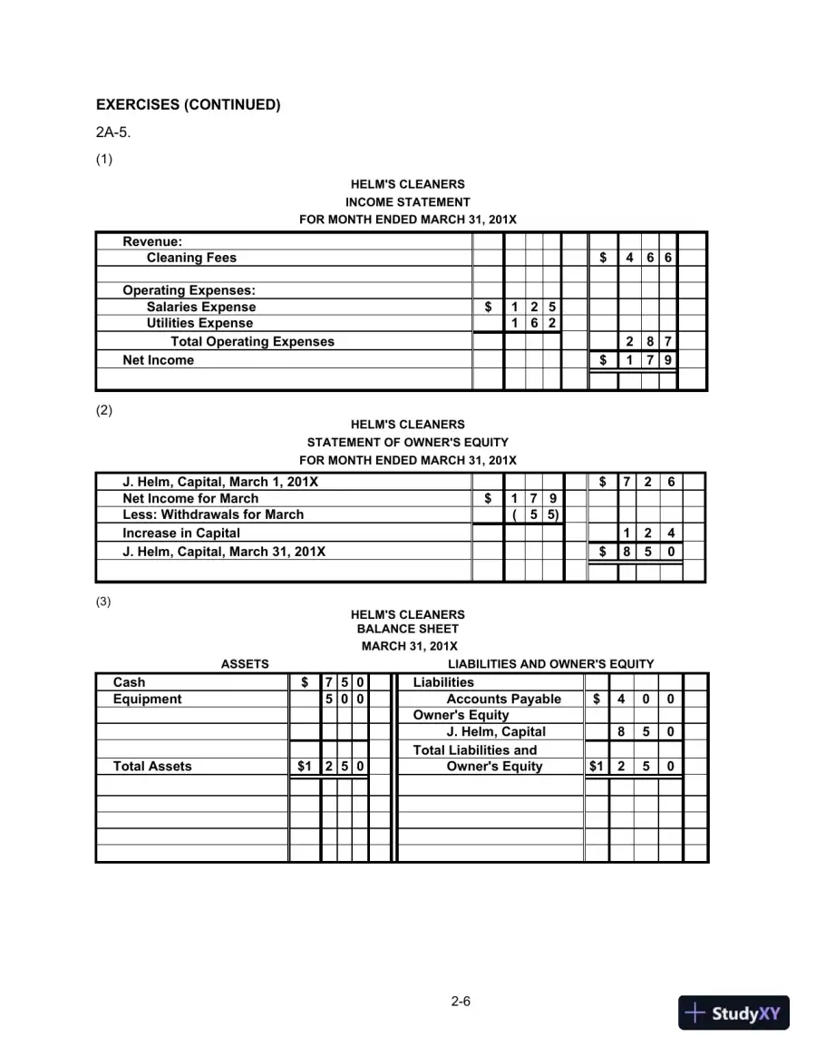 Solution Manual for College Accounting: A Practical Approach, 14th Edition, page 29