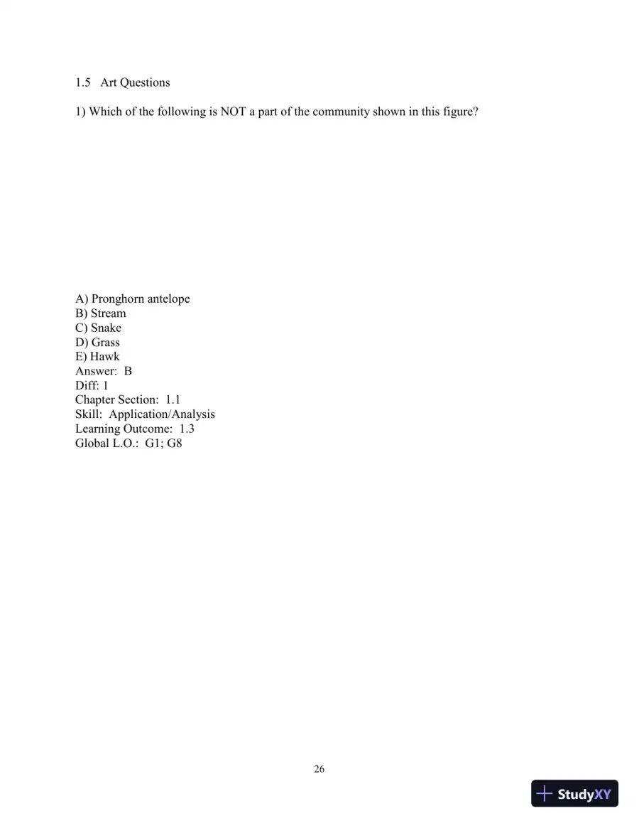 Solution Manual for Biology Life on Earth, 11th Edition, page 27