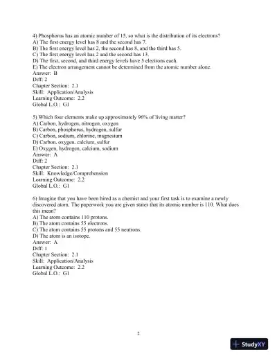 Solution Manual for Biology Life on Earth, 11th Edition - Page 31 preview image