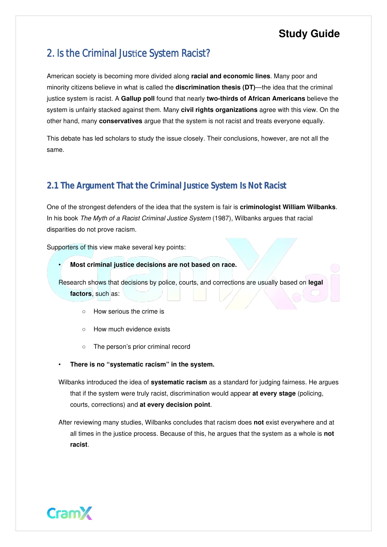 Criminal Justice - Criminal Justice System in the  - Page 3 preview image