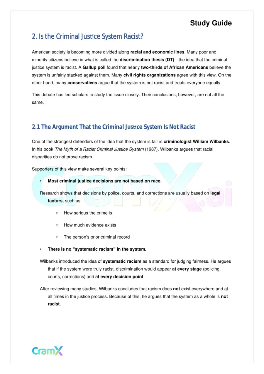 Criminal Justice - Criminal Justice System in the , page 3