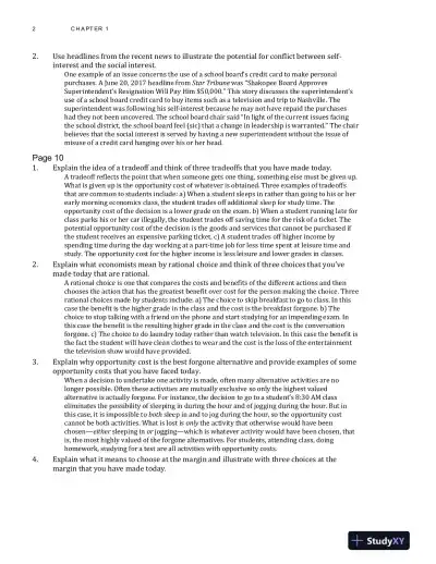 Solution Manual for Economics, 13th Edition - Page 5 preview image