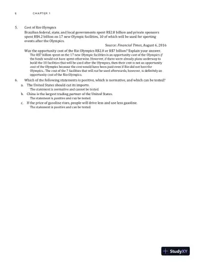 Solution Manual for Economics, 13th Edition - Page 9 preview image