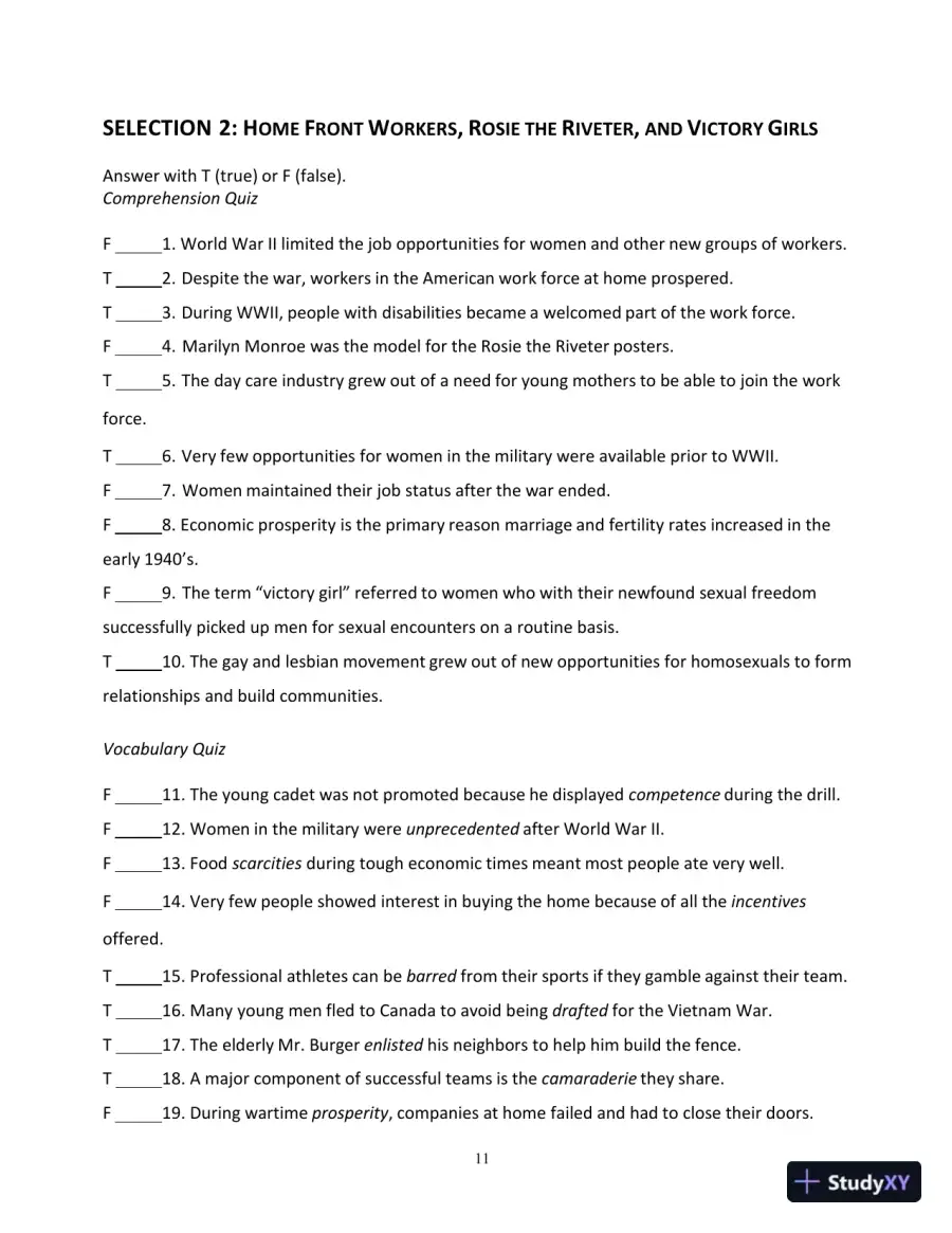 Test Bank for Bridging The Gap: College Reading, 13th Edition, page 16