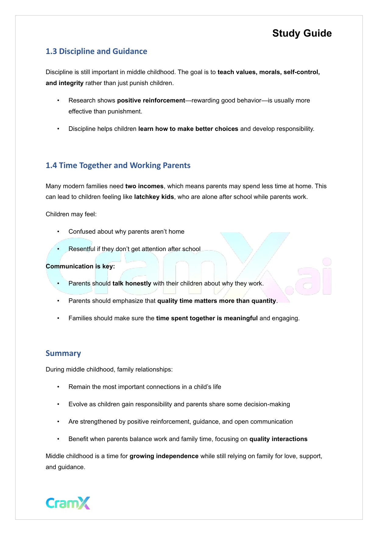 Developmental Psychology - Psychosocial Development Age 7–11 - Page 2 preview image