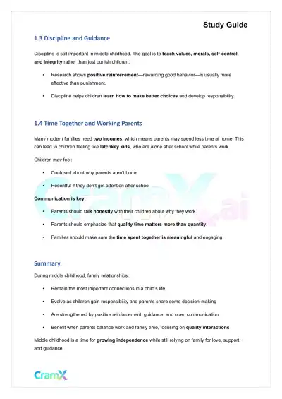 Developmental Psychology - Psychosocial Development Age 7–11 - Page 2 preview image