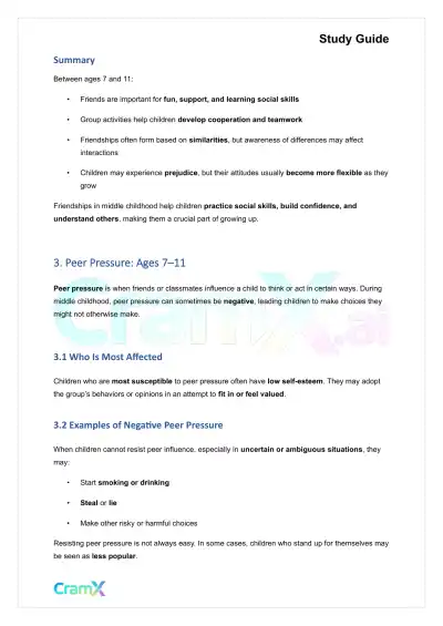 Developmental Psychology - Psychosocial Development Age 7–11 - Page 4 preview image