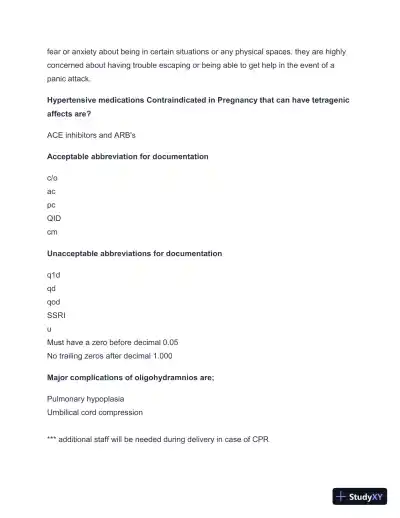 2024-2025 NCLEX Rationals and Study Guide with Answers (168 Solved Questions) - Page 3 preview image