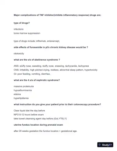 2024-2025 NCLEX Rationals and Study Guide with Answers (168 Solved Questions) - Page 4 preview image
