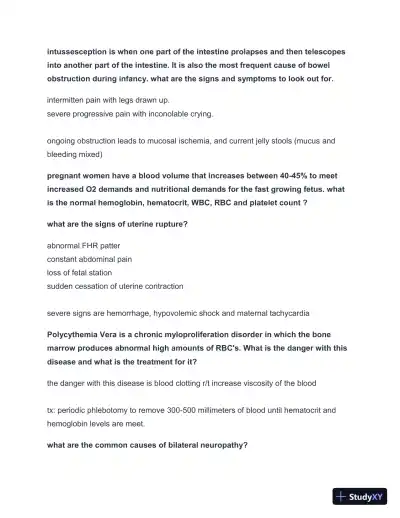 2024-2025 NCLEX Rationals and Study Guide with Answers (168 Solved Questions) - Page 5 preview image