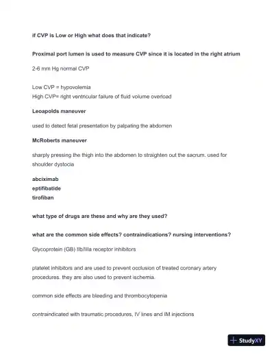 2024-2025 NCLEX Rationals and Study Guide with Answers (168 Solved Questions) - Page 7 preview image