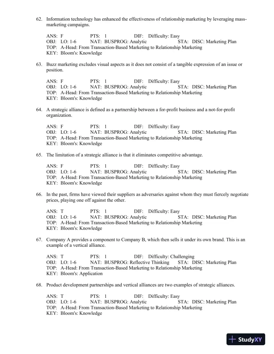 Test Bank For Contemporary Marketing, 16th Edition, page 10