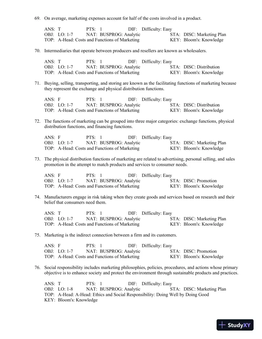 Test Bank For Contemporary Marketing, 16th Edition, page 11
