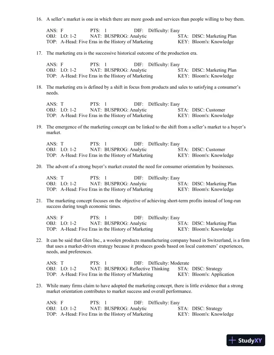 Test Bank For Contemporary Marketing, 16th Edition, page 4