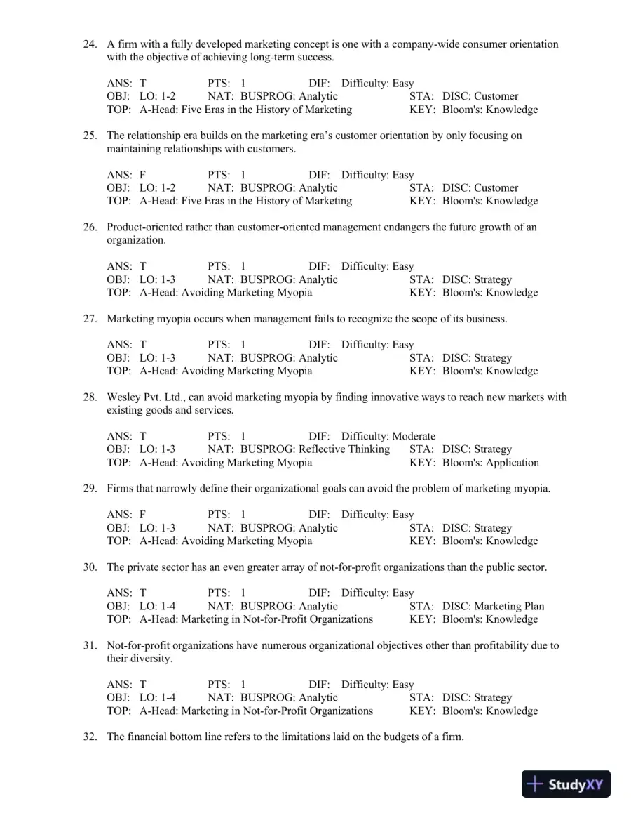 Test Bank For Contemporary Marketing, 16th Edition, page 5