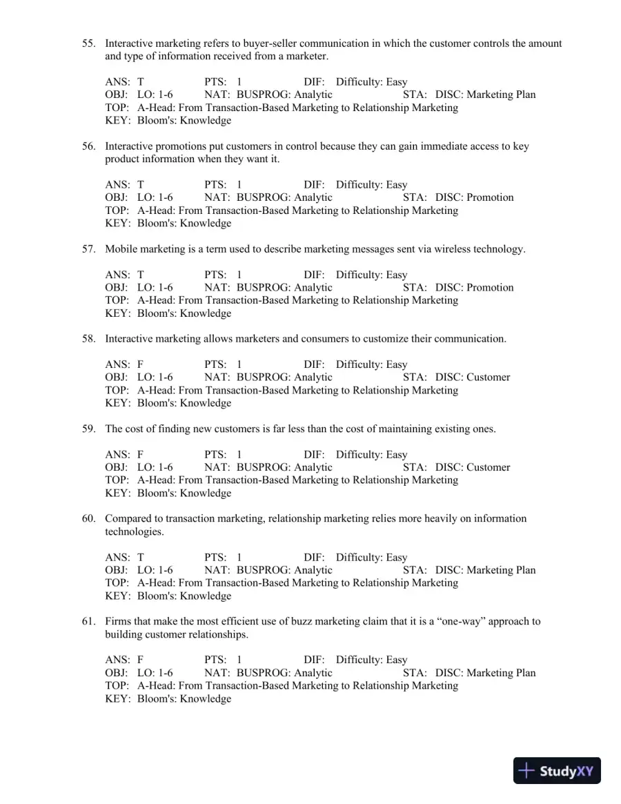 Test Bank For Contemporary Marketing, 16th Edition, page 9