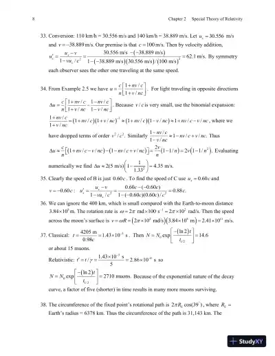 Solution Manual for Modern Physics for Scientists and Engineers, 4th Edition - Page 10 preview image