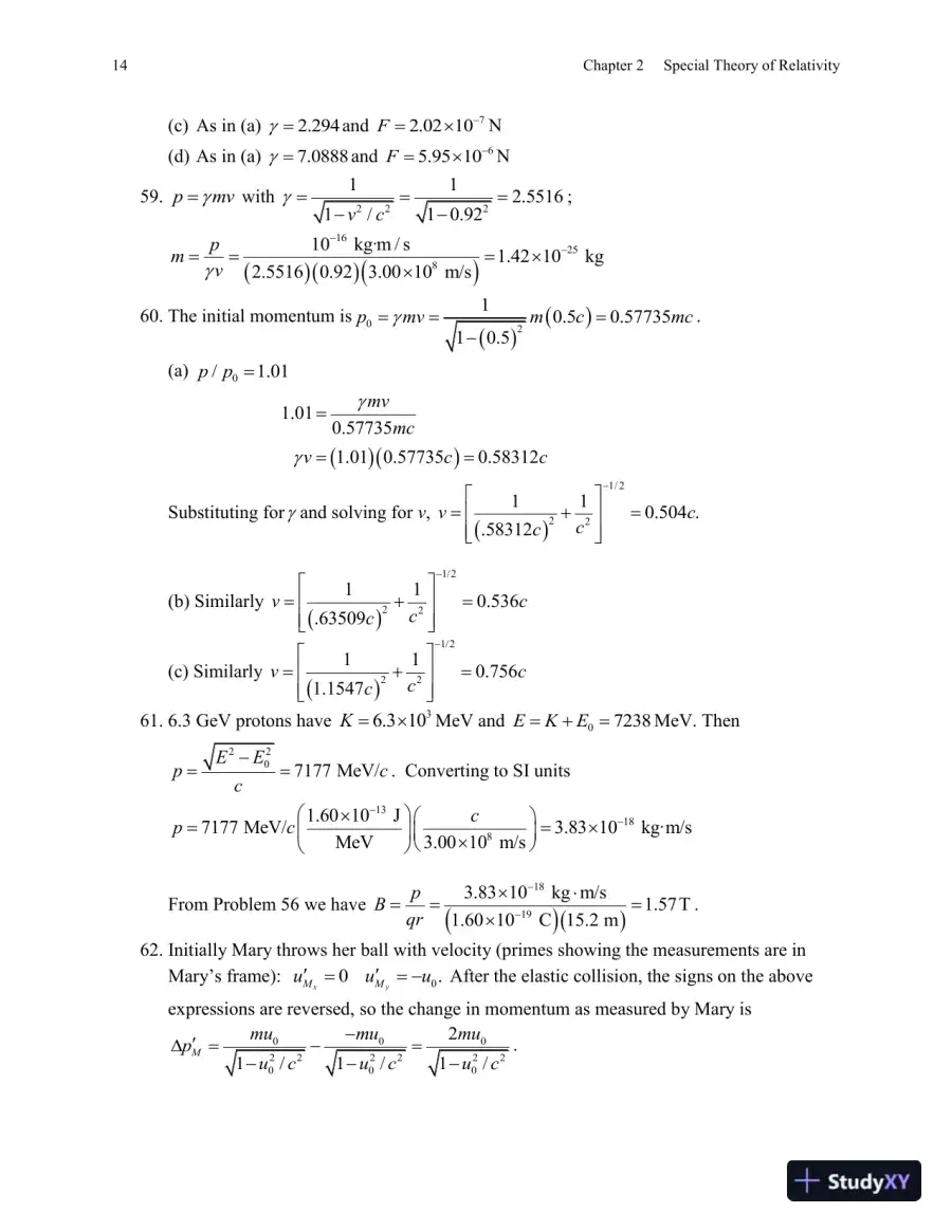 Solution Manual for Modern Physics for Scientists and Engineers, 4th Edition, page 16
