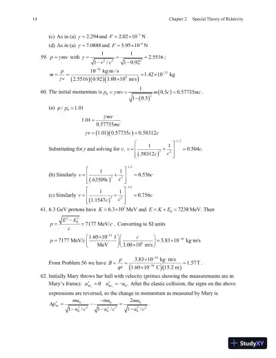Solution Manual for Modern Physics for Scientists and Engineers, 4th Edition - Page 16 preview image