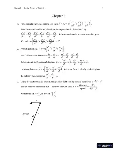 Solution Manual for Modern Physics for Scientists and Engineers, 4th Edition - Page 3 preview image
