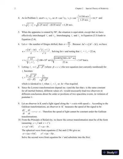 Solution Manual for Modern Physics for Scientists and Engineers, 4th Edition - Page 4 preview image