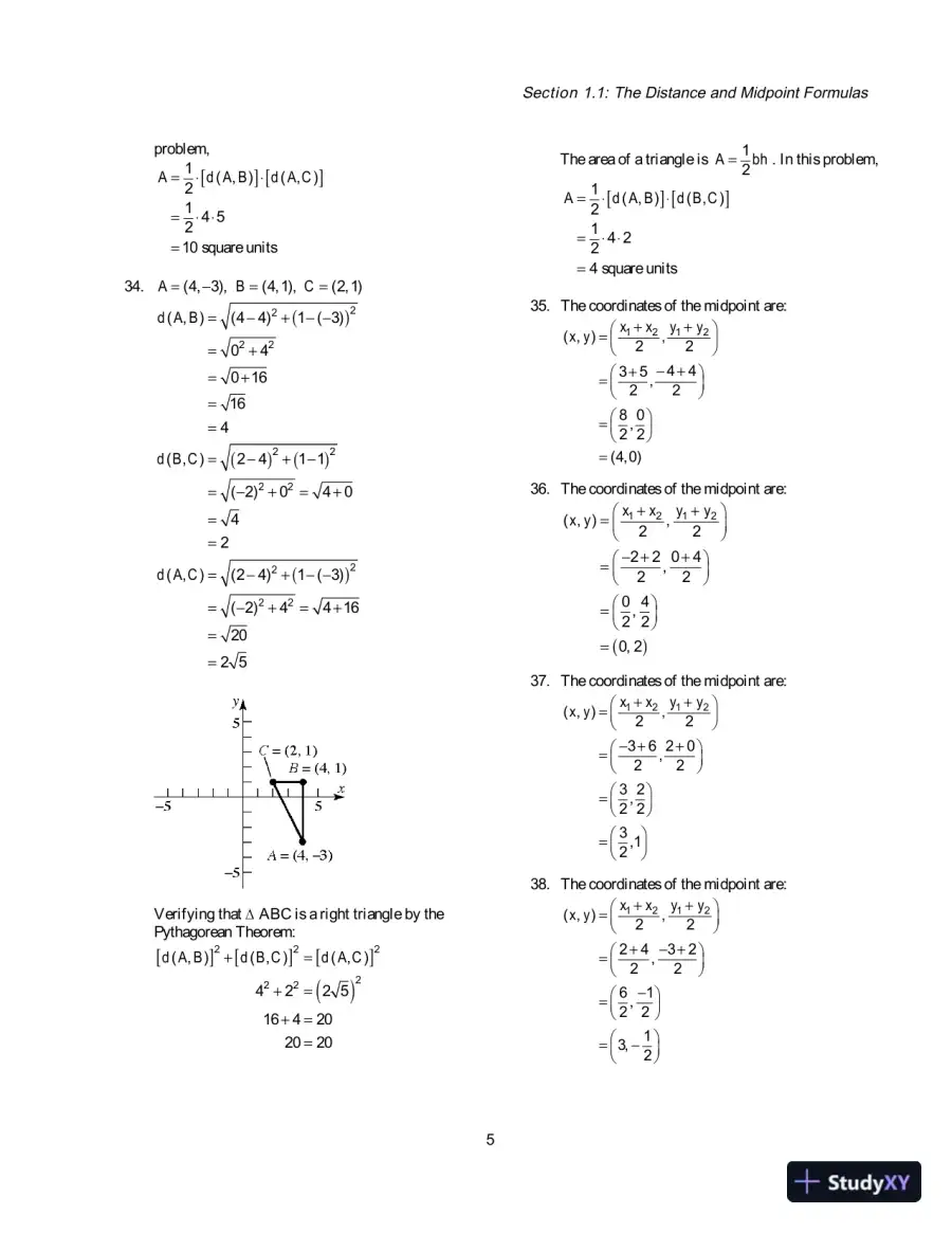 Solution Manual for Precalculus, 8th Edition, page 11