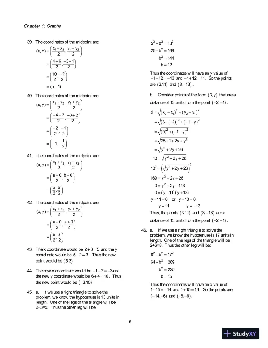 Solution Manual for Precalculus, 8th Edition, page 12