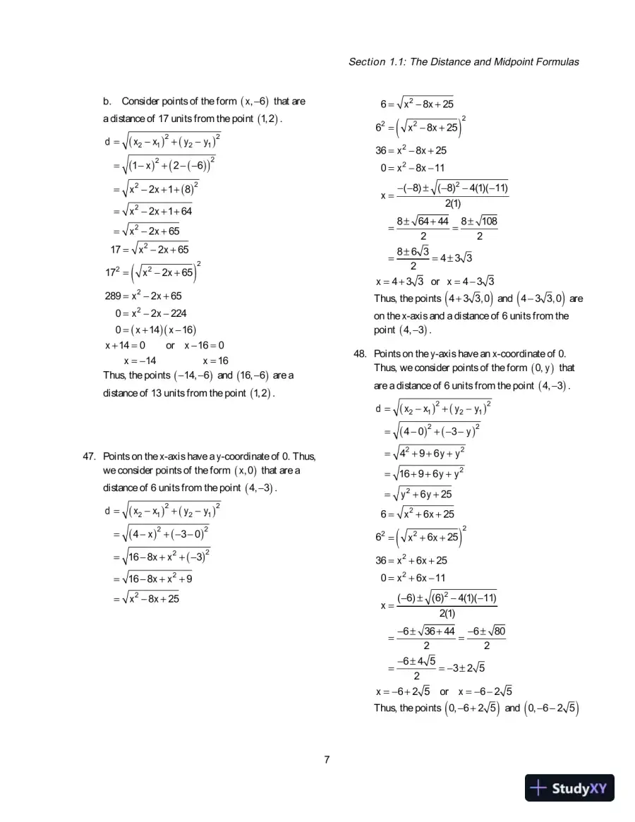 Solution Manual for Precalculus, 8th Edition, page 13