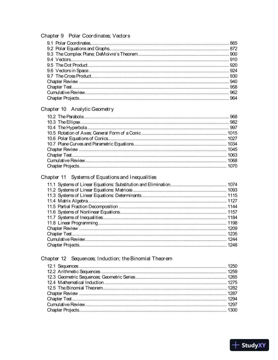 Solution Manual for Precalculus, 8th Edition, page 5