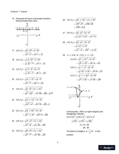 Solution Manual for Precalculus, 8th Edition - Page 8 preview image