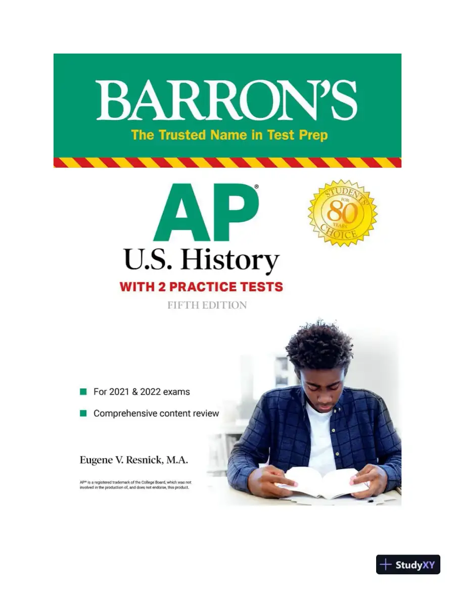 AP US History: With 2 Practice Tests (2020), page 3