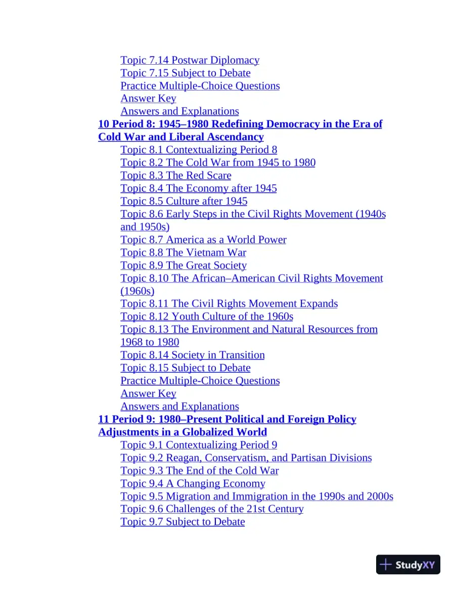 AP US History: With 2 Practice Tests (2020), page 9