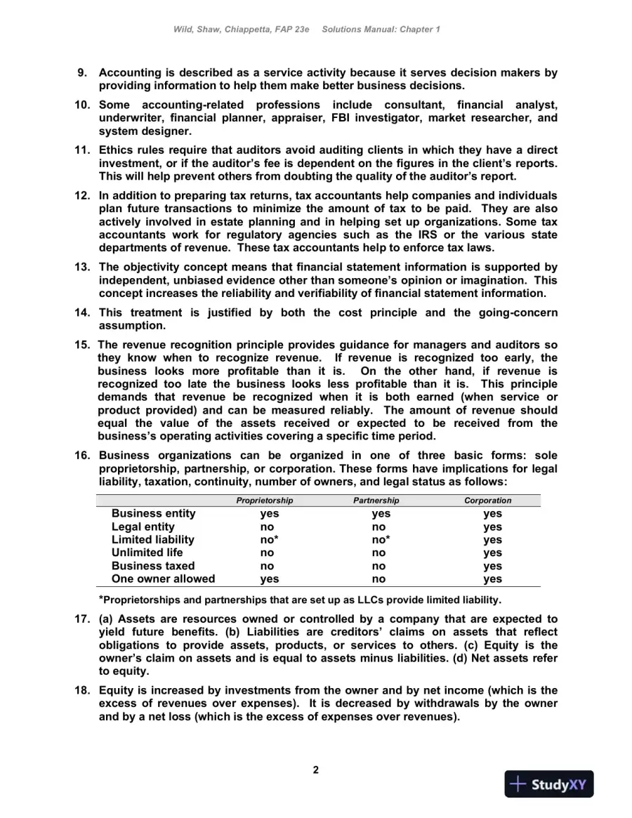 Fundamental Accounting Principles , 24th Edition Solution Manual, page 3