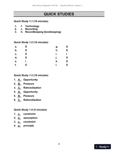 Fundamental Accounting Principles , 24th Edition Solution Manual - Page 6 preview image