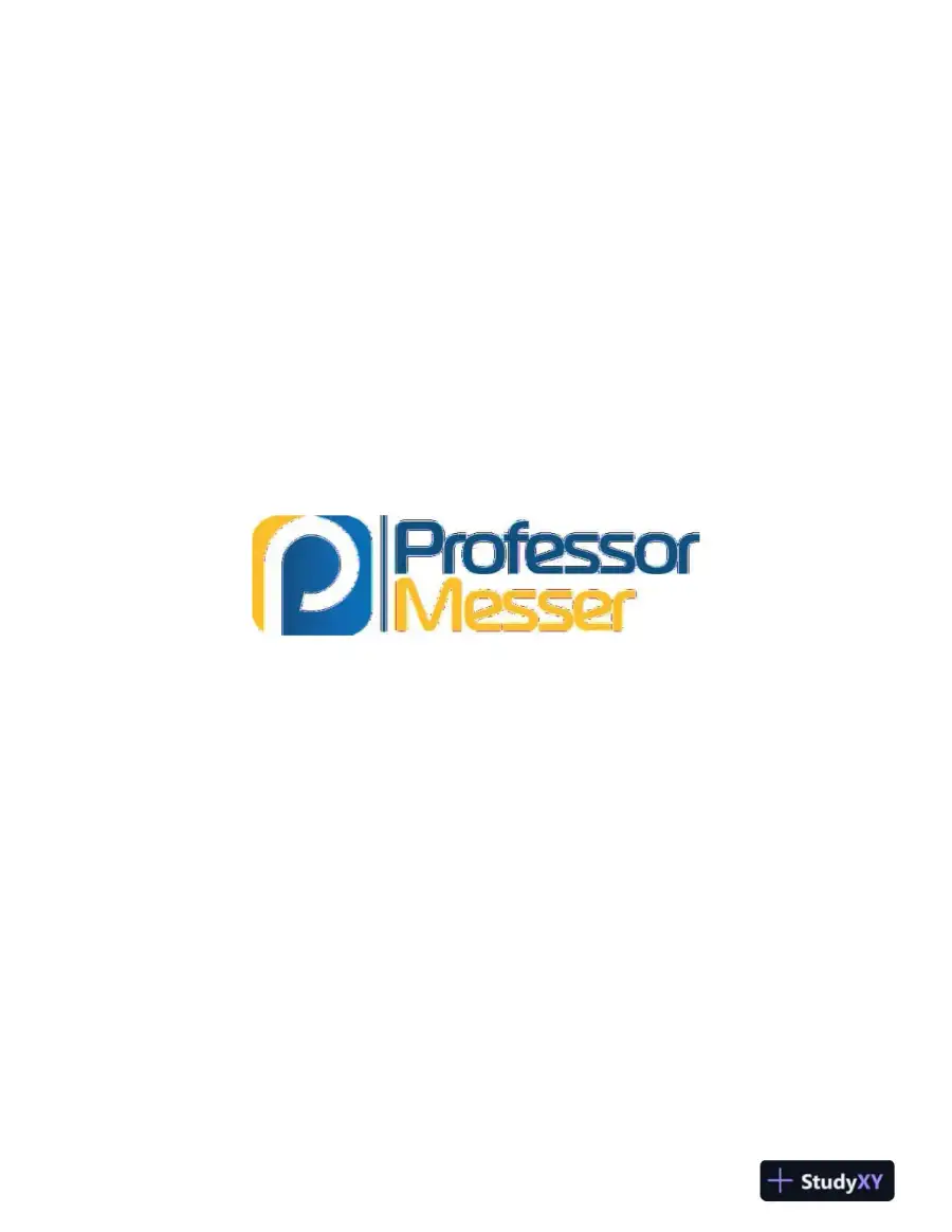 Professor Messer's CompTIA A+ 220-901 and 220-902 Course Notes (2015), page 8