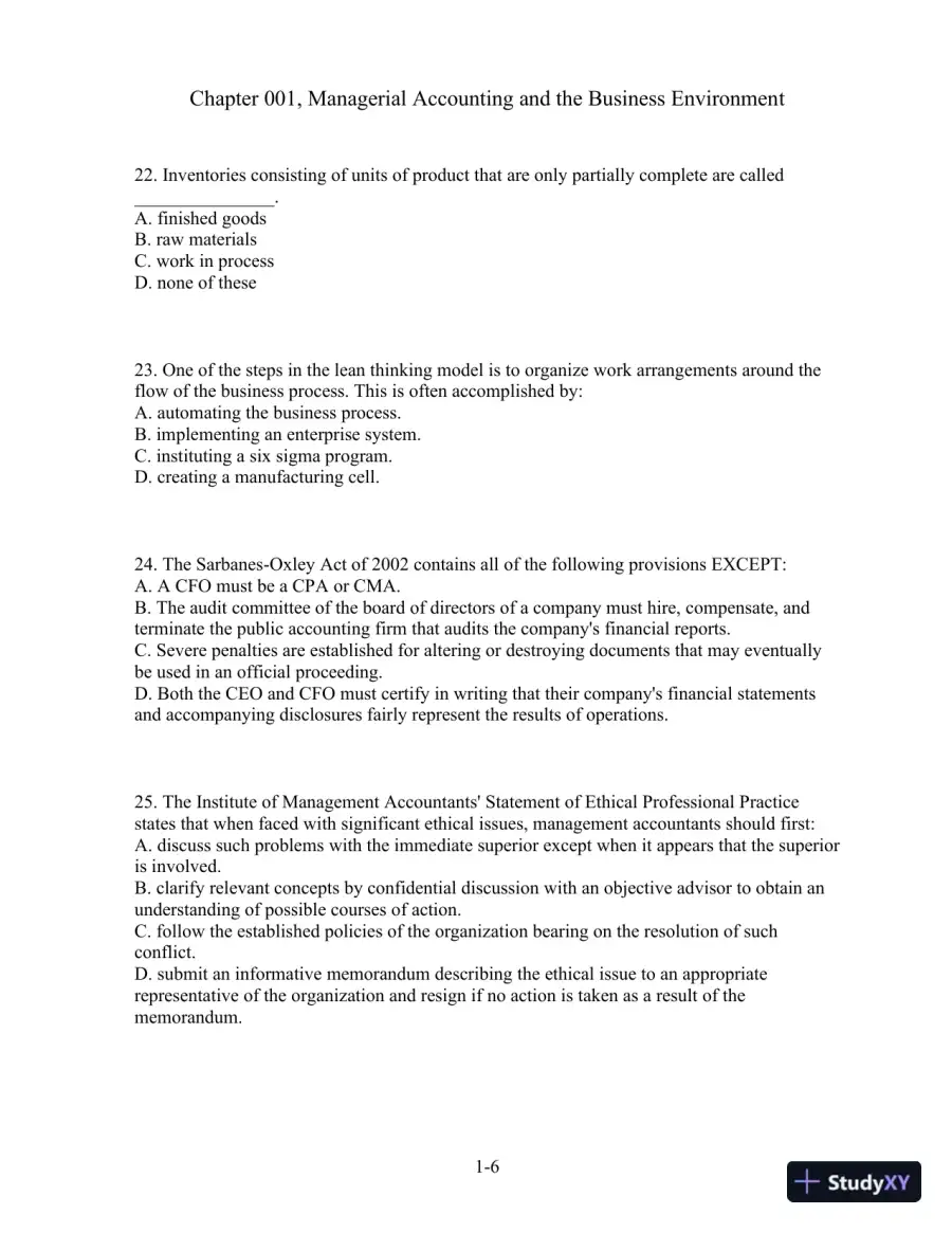 Test Bank For Managerial Accounting, 13th Edition, page 7