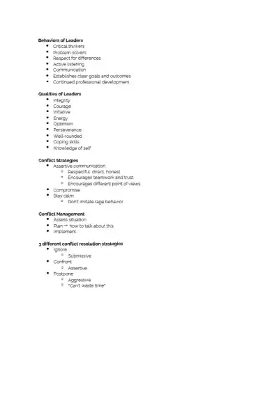 Nus 211 Test 1 Unit A, F, NCLEX PP and Sim Lab - Page 2 preview image